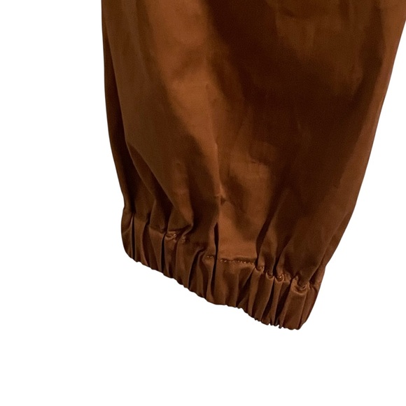 7th Avenue Design by New York & Company Brown Tie-Waist Cropped Pants 14 NWT - Picture 3 of 10